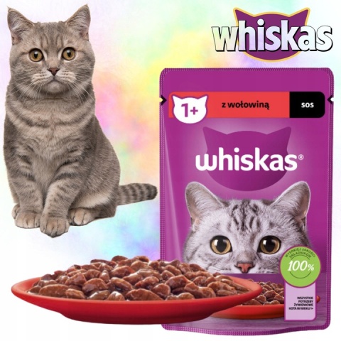 Whiskas wołowina w sosie Whiskas wołowina w sosie