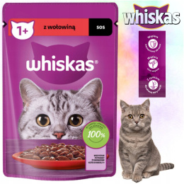 Whiskas wołowina w sosie