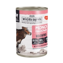Wiejska Zagroda Karma mokra dla kota Monobiałkowa Wołowina 400g