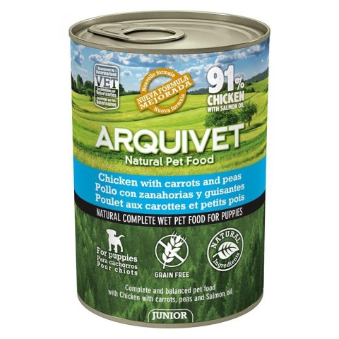 ARQUIVET Mokra karma dla szczeniąt z kurczakiem Junior 400g Arquivet ARQUIVET Mokra karma dla szczeniąt z kurczakiem Junior 400g Arquivet