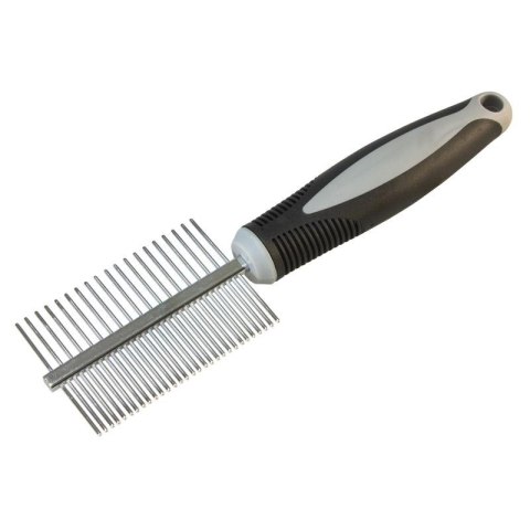 ARQUIVET Podwójny metalowy grzebień 21 x 5,5 cm Arquivet ARQUIVET Podwójny metalowy grzebień 21 x 5,5 cm Arquivet