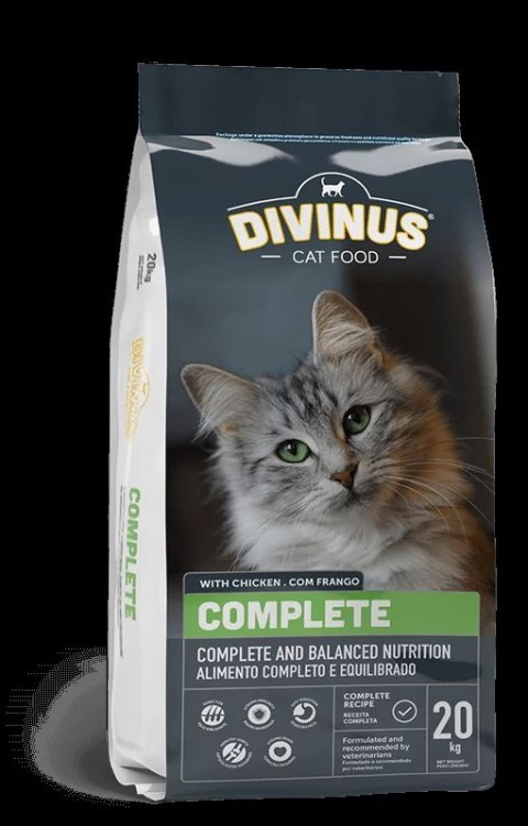 Divinus Cat Complete dla kotów dorosłych 20kg Divinus Divinus Cat Complete dla kotów dorosłych 20kg Divinus