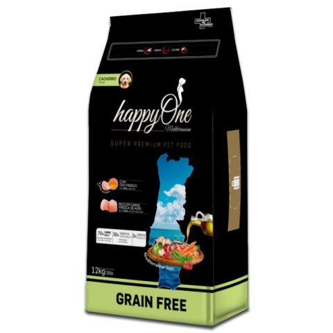HappyOne Grain-Free Mediterraneum Puppy 12Kg HappyOne Meditteraneum HappyOne Grain-Free Mediterraneum Puppy 12Kg HappyOne Meditteraneum