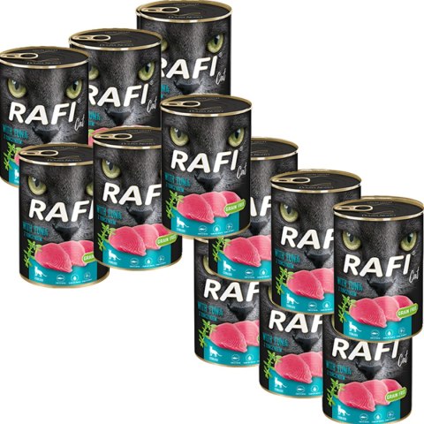 Rafi Cat dla kotów sterylizowanych karma bezzbożowa z tuńczykiem 12 x 400 g Rafi Rafi Cat dla kotów sterylizowanych karma bezzbożowa z tuńczykiem 12 x 400 g Rafi