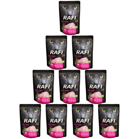 Rafi Cat saszetka indyk 10 x 100 g Rafi Rafi Cat saszetka indyk 10 x 100 g Rafi
