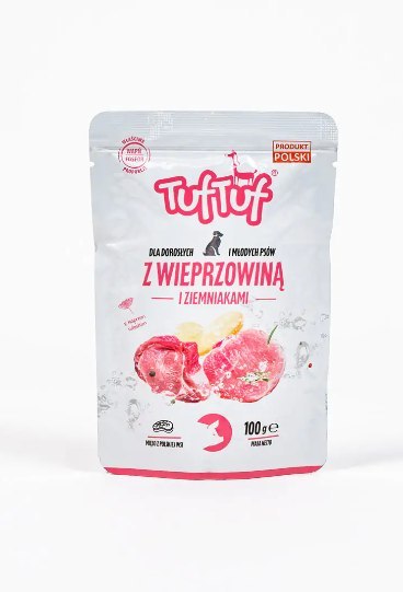 TUF TUF Saszetka wieprzowina z ziemniakami 100 g Tuf Tuf TUF TUF Saszetka wieprzowina z ziemniakami 100 g Tuf Tuf