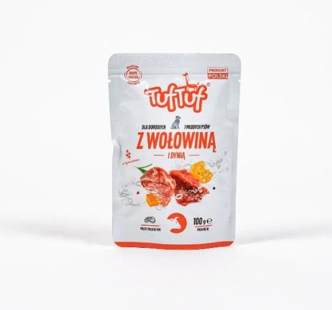 TUF TUF Saszetka wołowina z dynią 100 g Tuf Tuf TUF TUF Saszetka wołowina z dynią 100 g Tuf Tuf