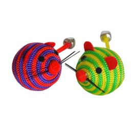 [W] HILTON MYSZKI KULKI ZE SZNURKA 5CM (2SZT) - ZABAWKA DLA KOTA Hilton