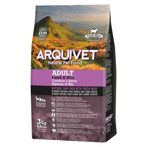 Arquivet Adult jagnięcina z ryżem 3 kg Arquivet Arquivet Adult jagnięcina z ryżem 3 kg Arquivet
