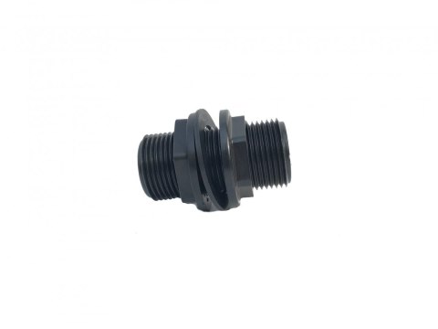 Nypel plastikowy 1 cala uszczelka + nakrętka Deep Aqua Nypel plastikowy 1 cala uszczelka + nakrętka Deep Aqua
