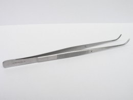 Pinceta Pęseta Zagięta Akwarystyczna Stal Nierdzewna 25cm Deep Aqua