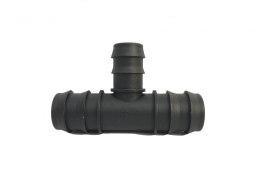 Trójnik plastikowy wciskany redukcja fi 32x25x32 mm Deep Aqua