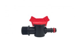 Zaworek plastikowy 16x3/4 cala gwint zewnętrzny męski Deep Aqua