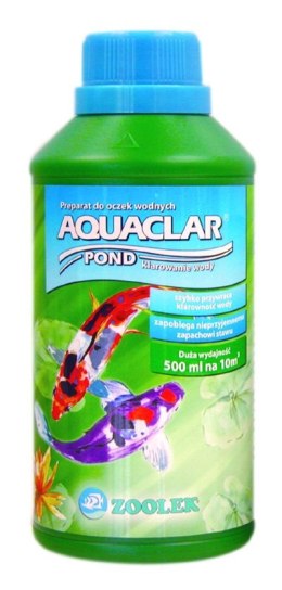 Zoolek Aquaclar Pond Plus Oczko Wodne 1000Ml Na Mętną Wodę Klaruje Zoolek