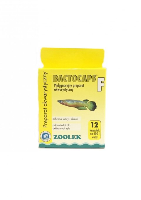 Zoolek Bactocaps F Na Wiciowce, Bakterie, Pleśń 12Kapsułek Zoolek Zoolek Bactocaps F Na Wiciowce, Bakterie, Pleśń 12Kapsułek Zoolek