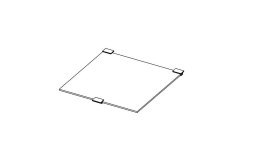 Aquael Szyba Separująca Nakrywkowa Shrimp Set 30l Czarna AQUAEL
