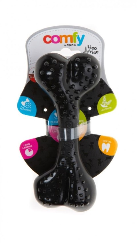 Comfy Zabawka Kość Dental Lukrecja. 12,5cm Czarna Comfy Comfy Zabawka Kość Dental Lukrecja. 12,5cm Czarna Comfy