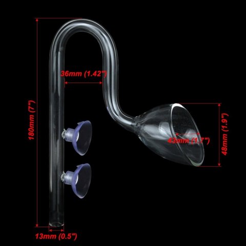 Deep Aqua Szklany Wylot Kielich 13mm(Wąż 12-16mm) Deep Aqua Accessories Deep Aqua Szklany Wylot Kielich 13mm(Wąż 12-16mm) Deep Aqua Accessories
