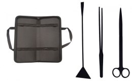Deep Aqua Zestaw Narzędzi 4szt Czarny Prosty Deep Aqua Accessories