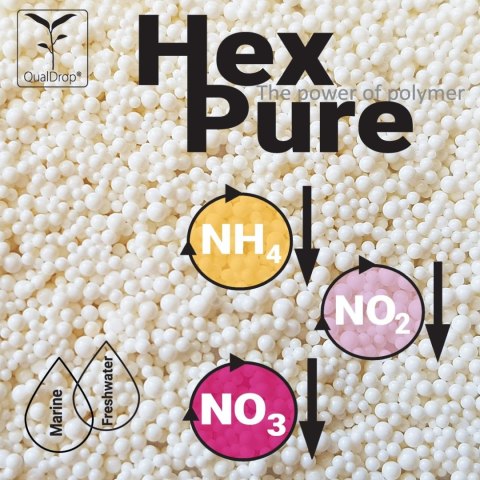 Qualdrop Hexpure 500ml Polimerowy materiał filtracyjny Qualdrop Qualdrop Hexpure 500ml Polimerowy materiał filtracyjny Qualdrop