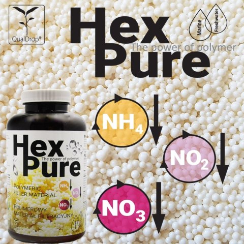 Qualdrop Hexpure 500ml Polimerowy materiał filtracyjny Qualdrop Qualdrop Hexpure 500ml Polimerowy materiał filtracyjny Qualdrop