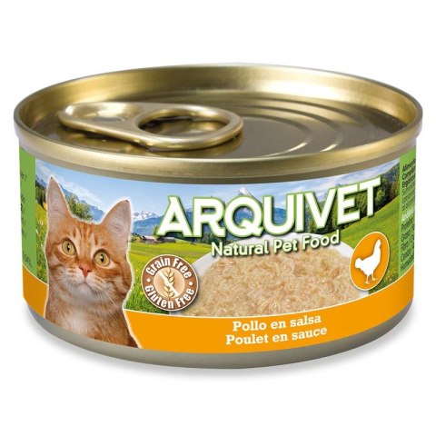 ARQUIVET puszka dla kota kurczak w sosie 80g Arquivet ARQUIVET puszka dla kota kurczak w sosie 80g Arquivet