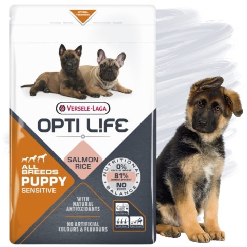 Versele Laga Opti life Puppy Sensitive 1kg Karma dla psów szczeniąt ŁOSOŚ Versele Laga Opti life Puppy Sensitive 1kg Karma dla psów szczeniąt ŁOSOŚ