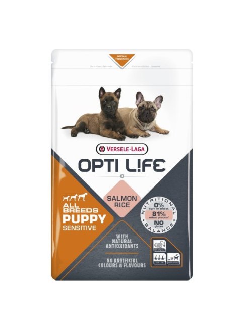 Versele Laga Opti life Puppy Sensitive 1kg Karma dla psów szczeniąt ŁOSOŚ Versele Laga Opti life Puppy Sensitive 1kg Karma dla psów szczeniąt ŁOSOŚ